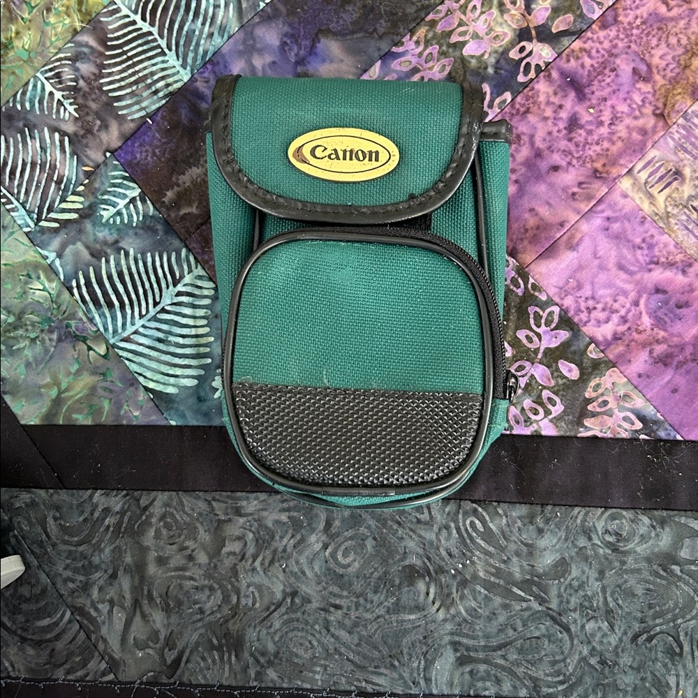 Canon Green and Black Camera Bag